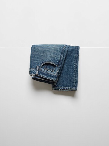MANGO Tapered Jeans in Blauw