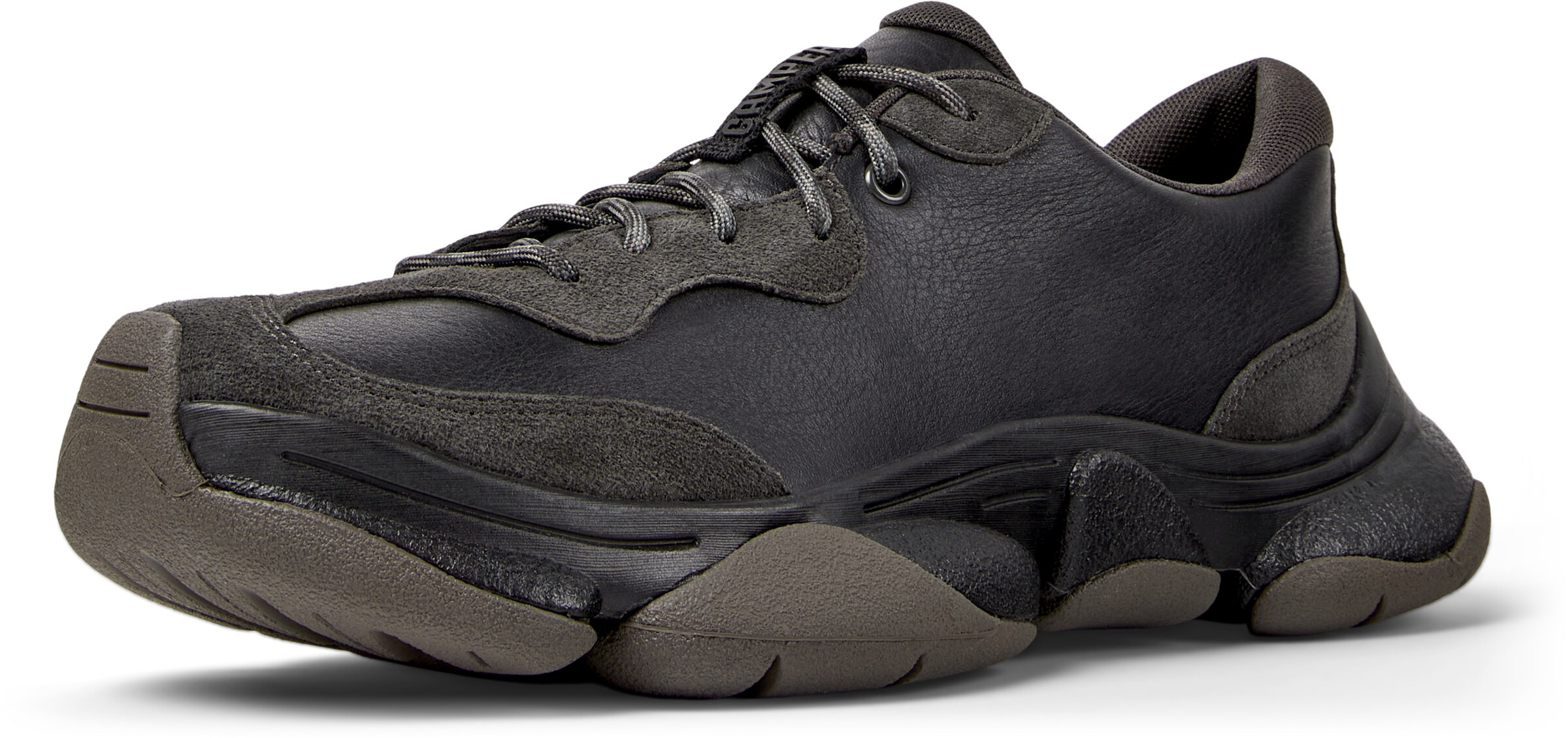 CAMPER Platform trainers 'Karst 2' in Black: front