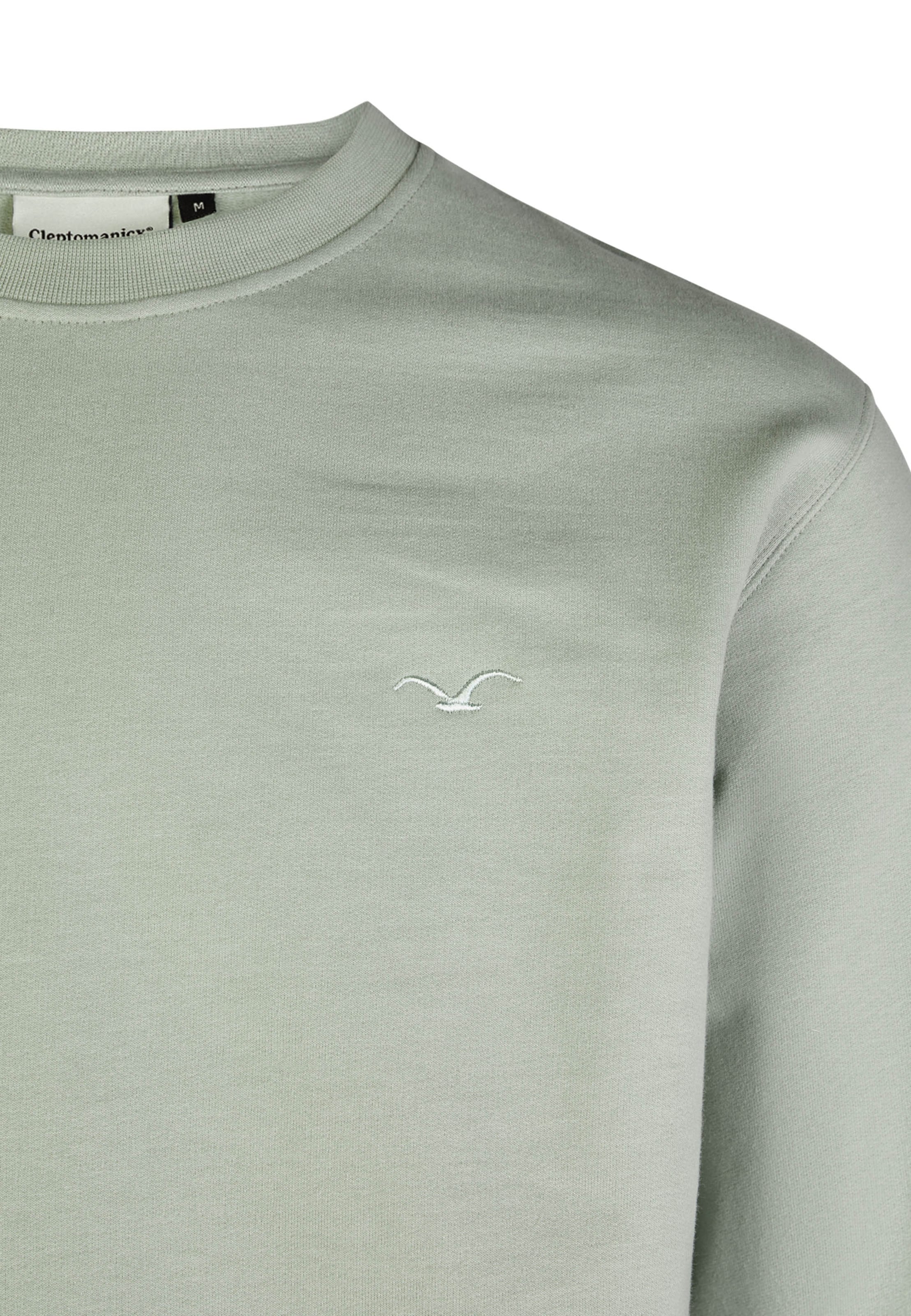 Cleptomanicx Sweatshirt 'Ligull' in Grau