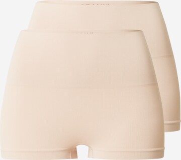 SPANX Stahovací kalhotky – béžová: přední strana