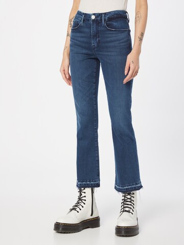 FRAME Flared Jeans in Blue: front