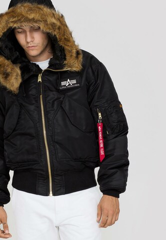 ALPHA INDUSTRIES Winter jacket in Black