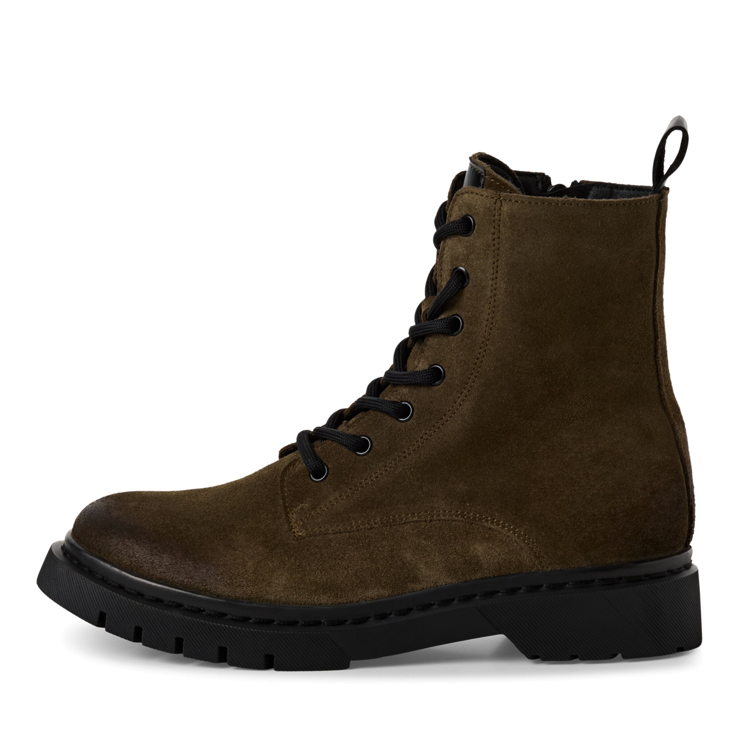 Tamaris Stiefelette 'FM' in Grün: Vorderseite