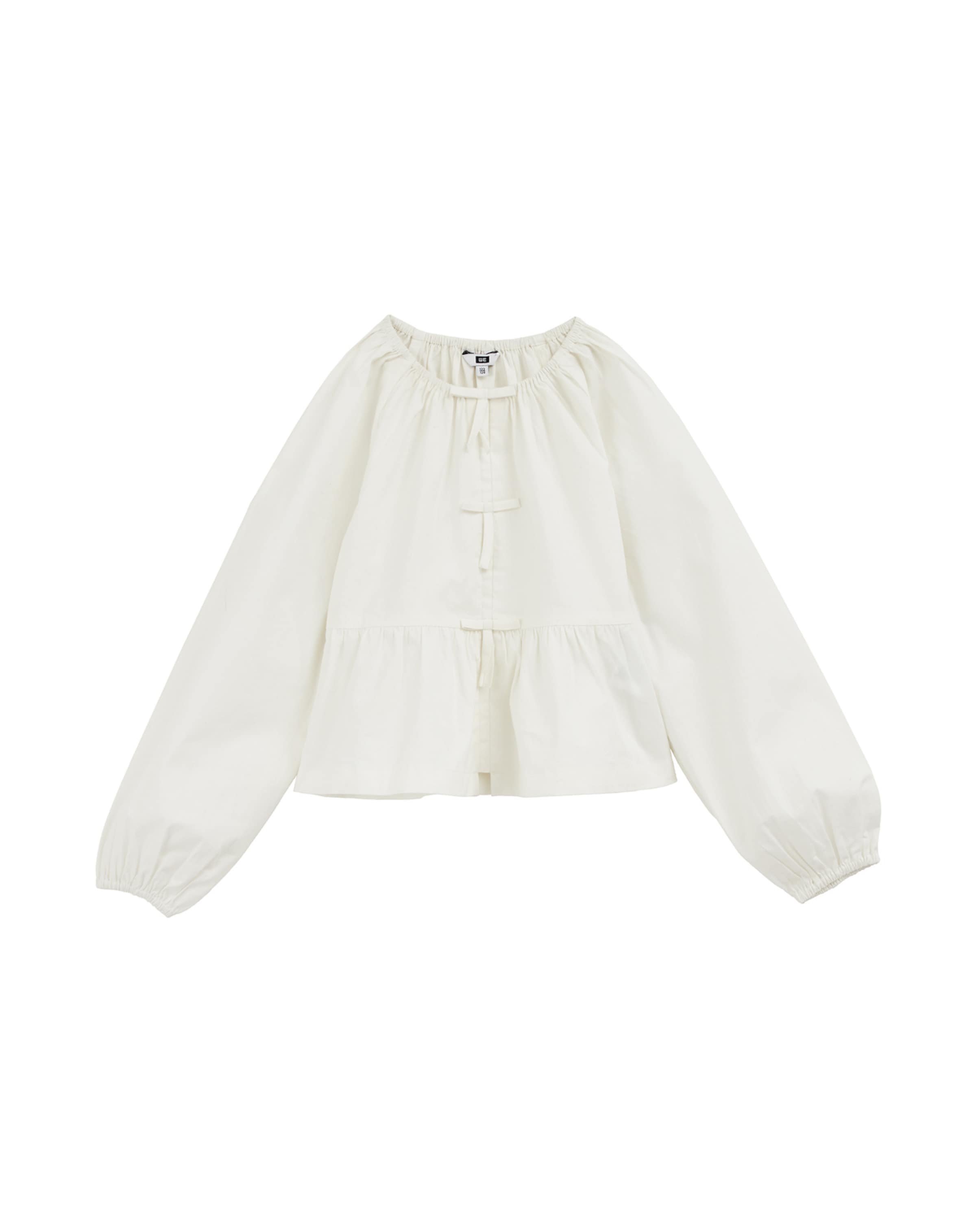 WE Fashion Blúz - fehér: elől