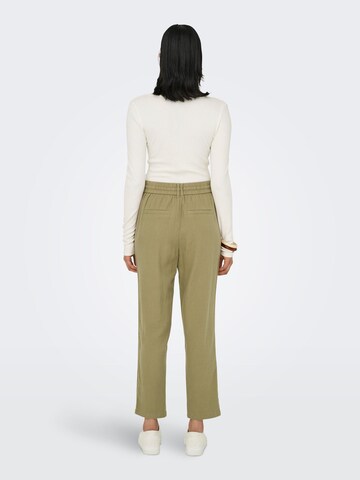 Effilé Pantalon à pince 'ONLCaro Poptrash' ONLY en vert