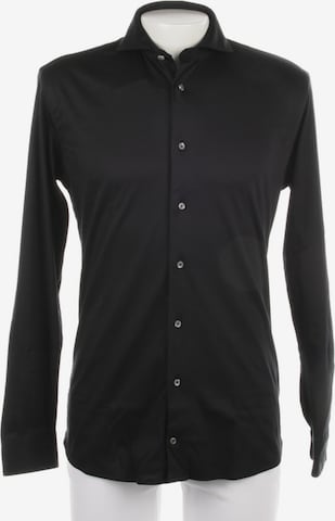 Van Laack Button Up Shirt in S in Black: front