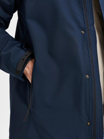 SELECTED HOMME Between-Seasons Coat 'Peel' in Blue