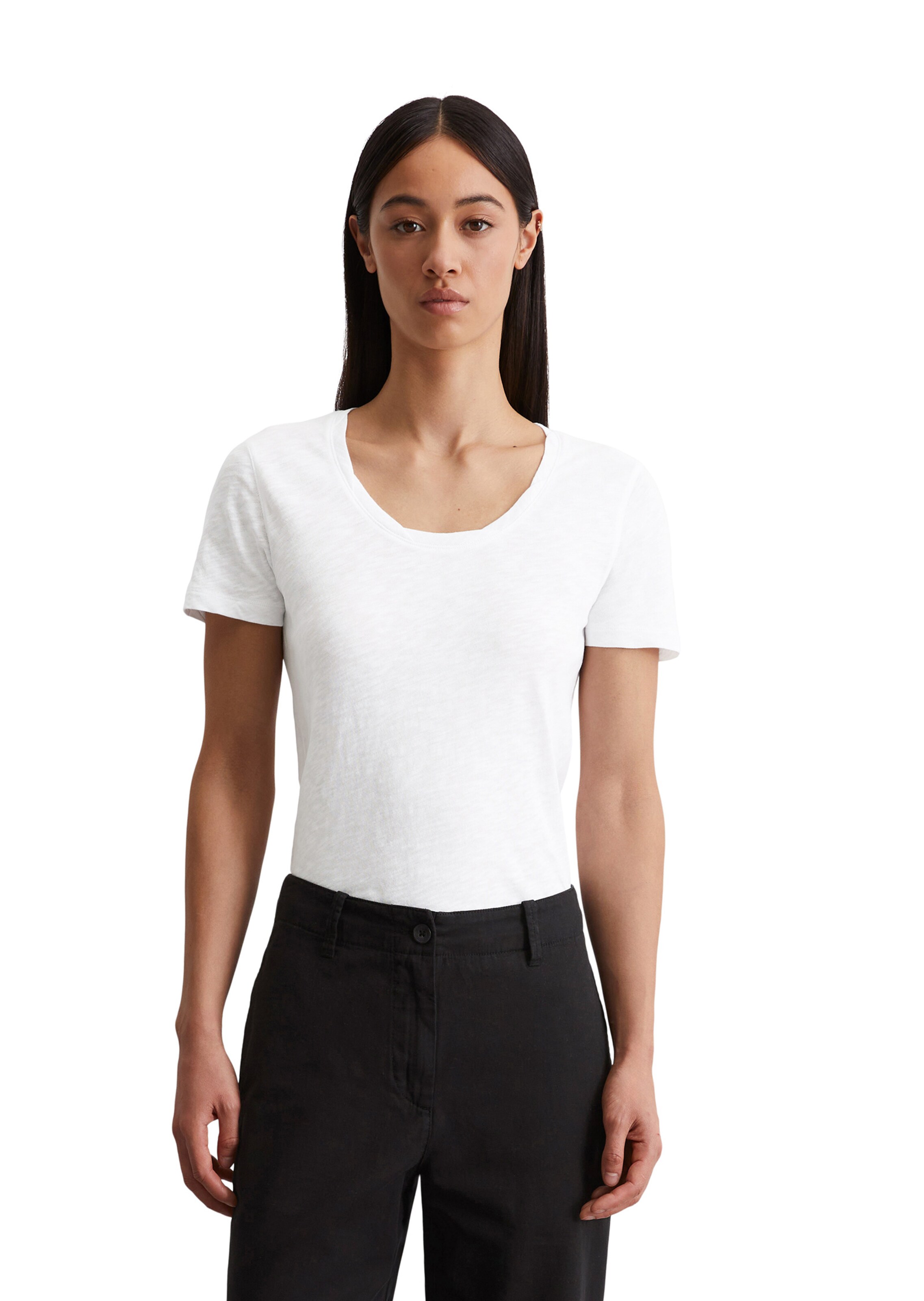 Marc O'Polo T-Shirt in Weiß: Vorderseite