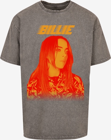 F4NT4STIC Shirt 'Billie Eilish' in Grijs: voorkant