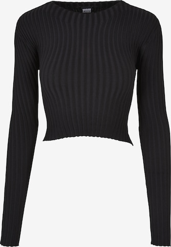 Urban Classics Pullover in Schwarz: Vorderseite