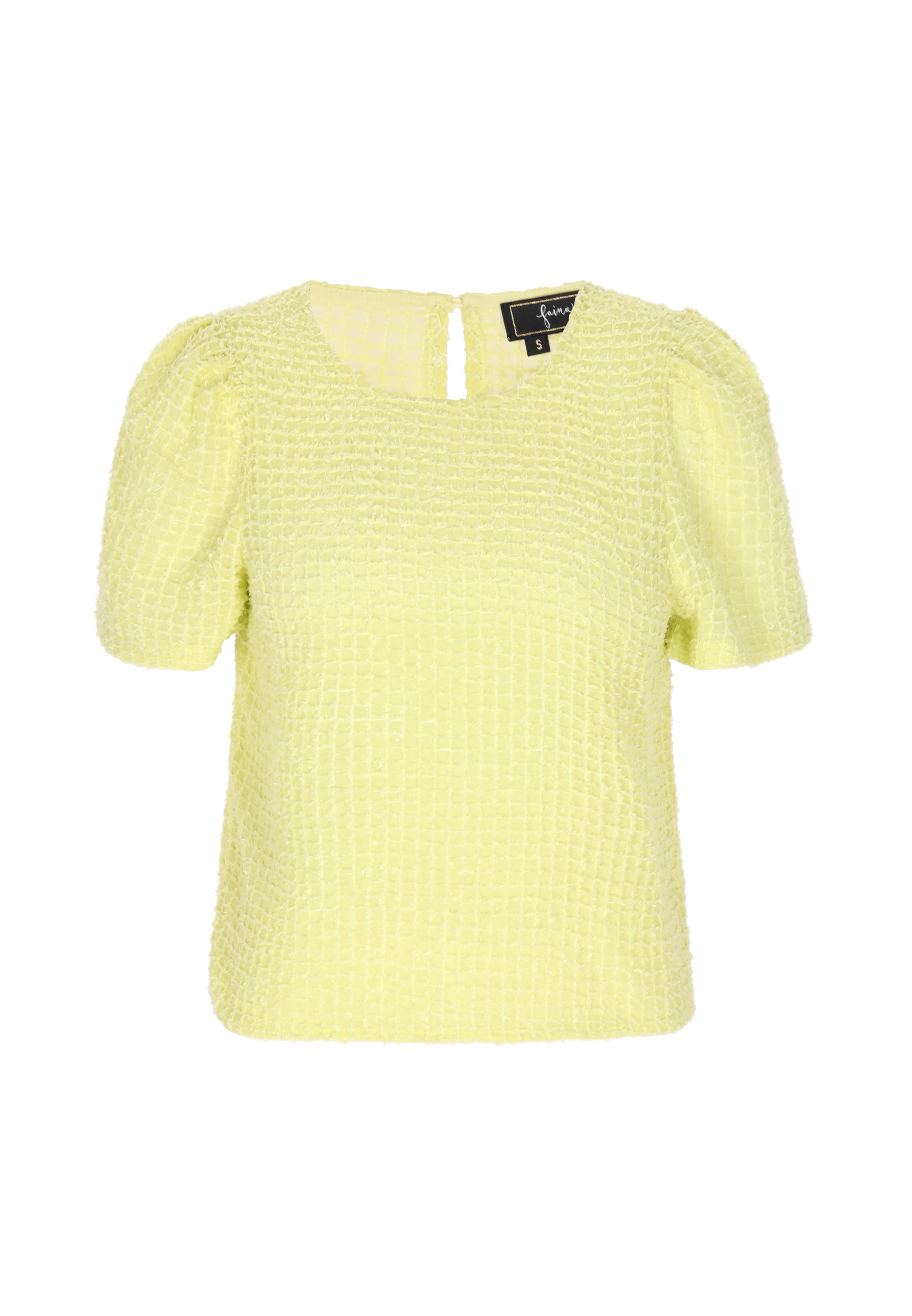 faina Bluse 'Fashion Look' in Gelb: Vorderseite