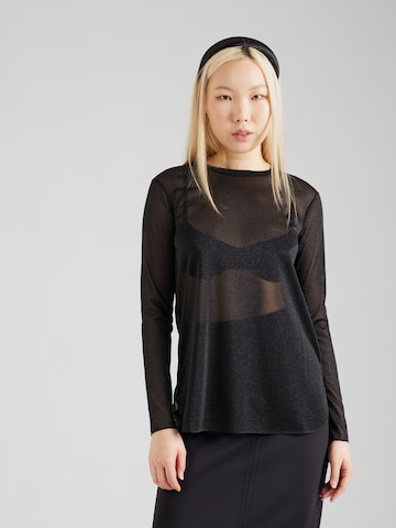 T-shirt 'ETRA' Max Mara Leisure en noir : devant