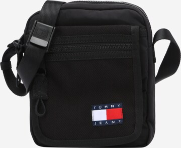 Tommy Jeans - Bolso de hombro 'Mission' en negro: frente