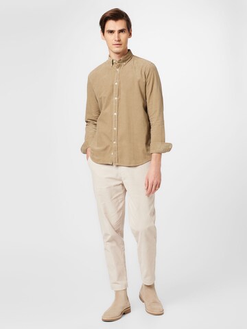 minimum Regular fit Skjorta 'Walther' i beige