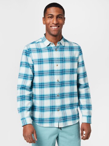 River Island Regular fit Button Up Shirt in Blue: front