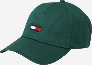 Cappello da baseball di Tommy Jeans in verde: frontale