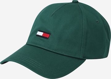 Casquette Tommy Jeans en vert : devant