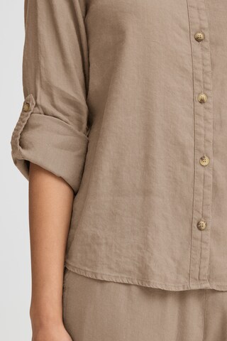 Chemisier 'PZLUCA' Pulz en marron