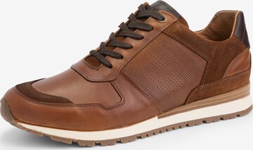 Travelin Sneakers in Brown: front