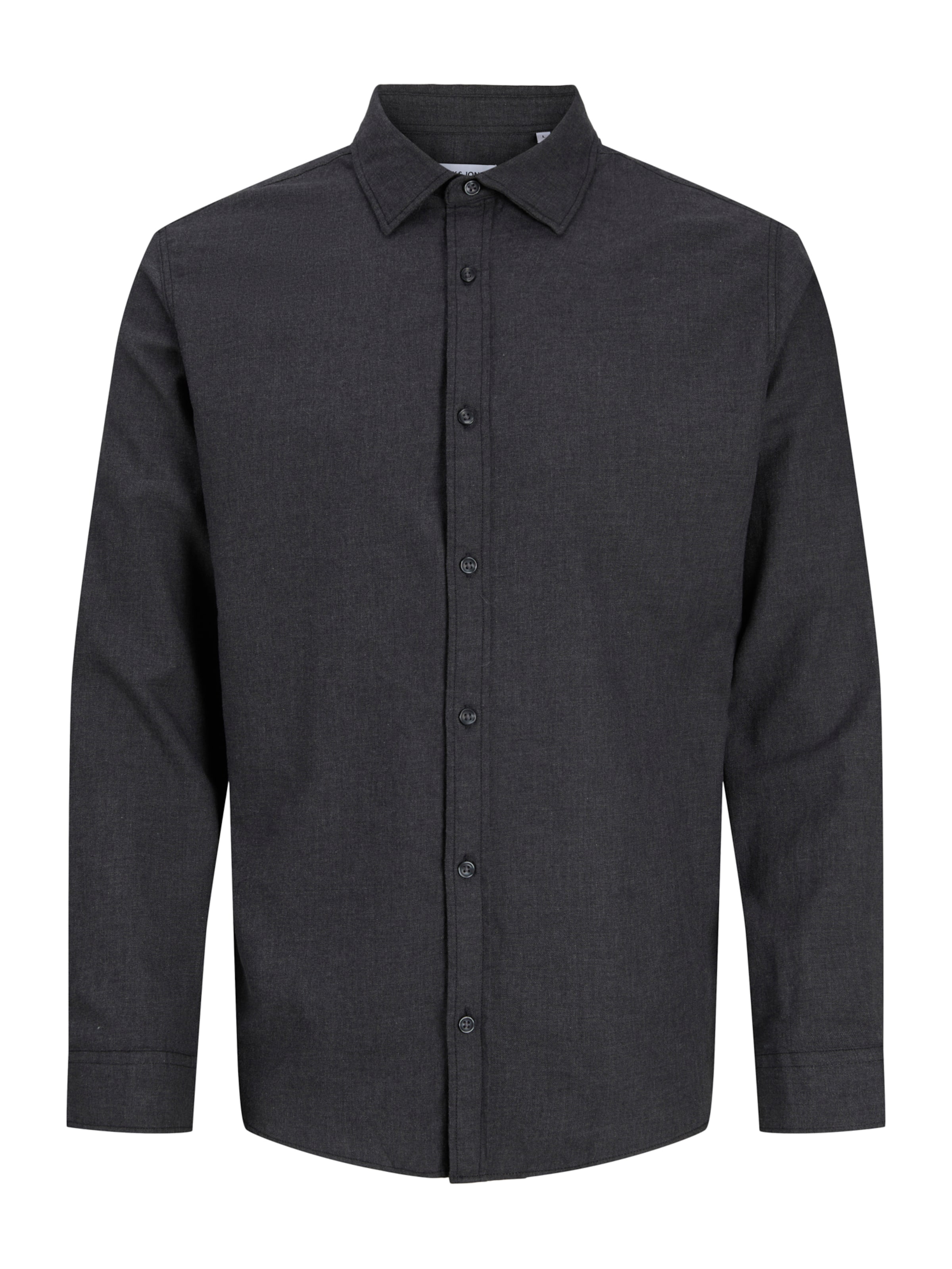 JACK & JONES Πουκάμισο 'JJEFIELD' σε μαύρο: μπροστά