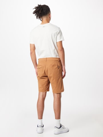 Ragwear - Regular Calças chino 'KAREL' em castanho