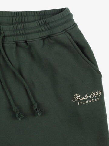 Prosto Regular Workout Pants 'Football' in Green