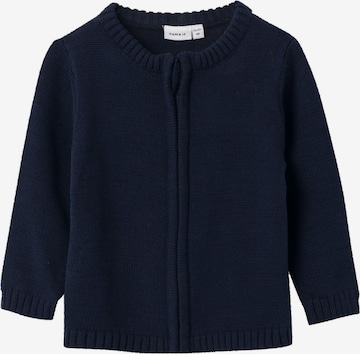 NAME IT Knit Cardigan in Blue: front