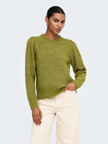 ONLY Sweater 'ONLVIGGA' in Green: front