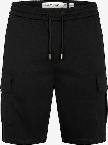 INDICODE JEANS Cargobroek ' Nezzo ' in Zwart: voorkant