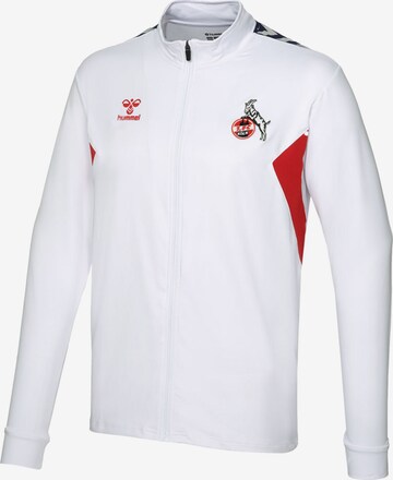 Hummel Athletic Jacket in White: front