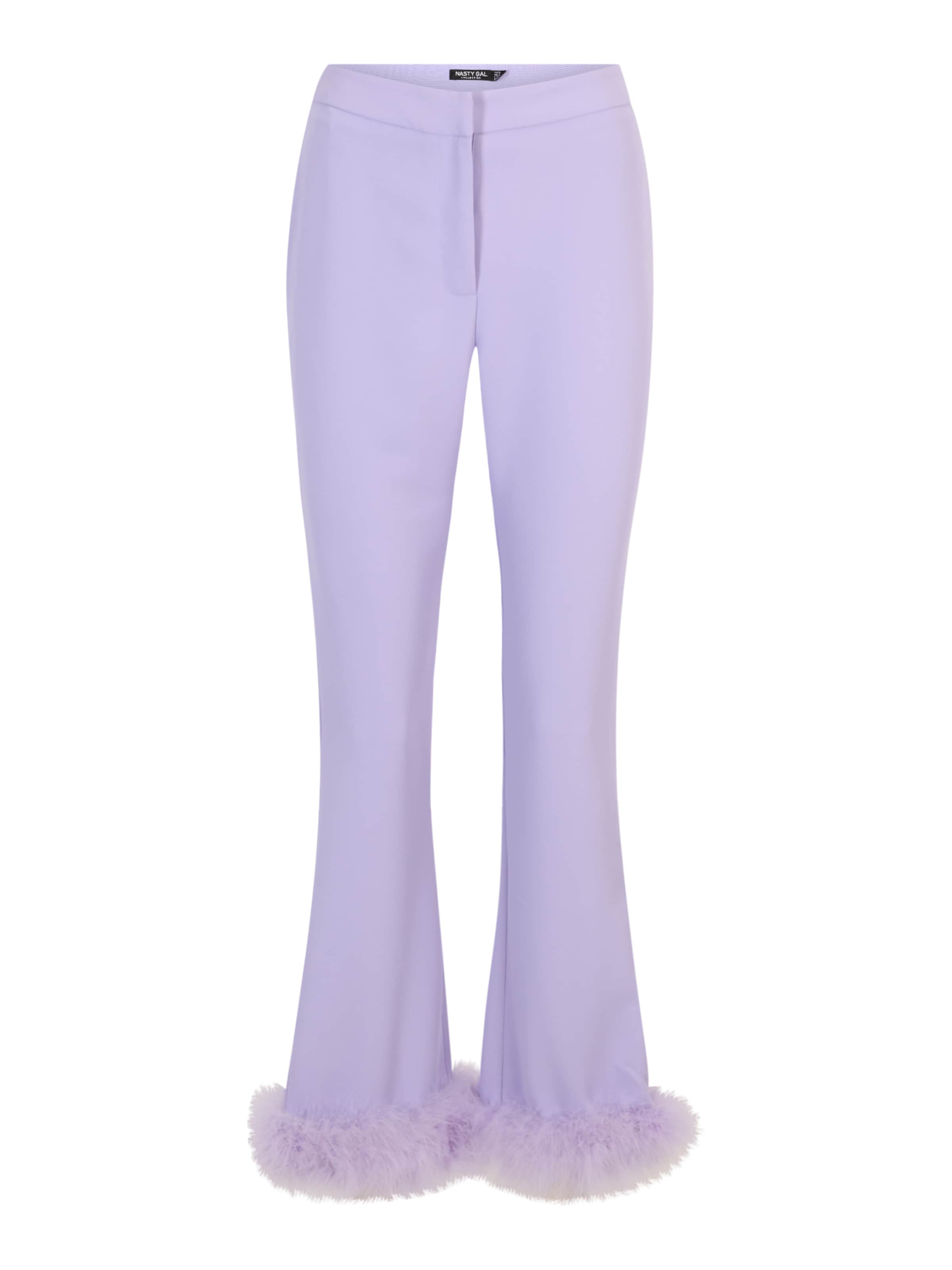purpurinė Nasty Gal Petite Kliošinis Kelnės: priekis