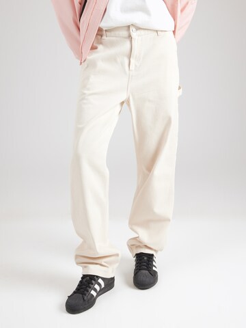 Carhartt WIP Loosefit Cargobukser 'Drewe' i beige: forside