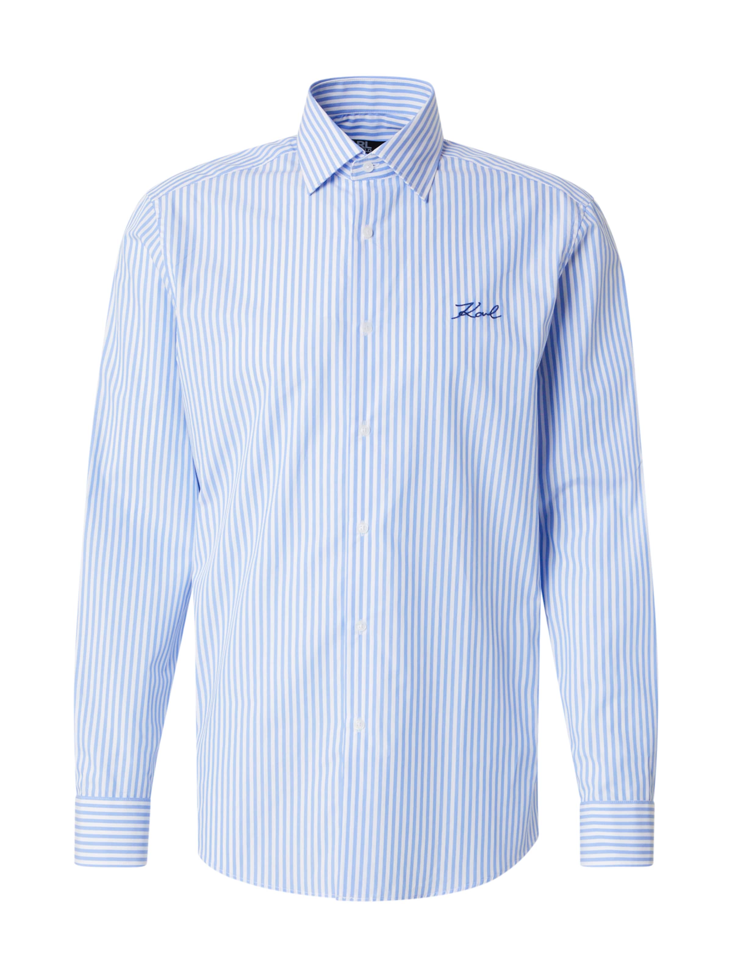 Regular fit Camicia di Karl Lagerfeld in blu: frontale
