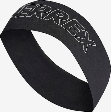 ADIDAS TERREX Sportstirnband in Schwarz: predná strana