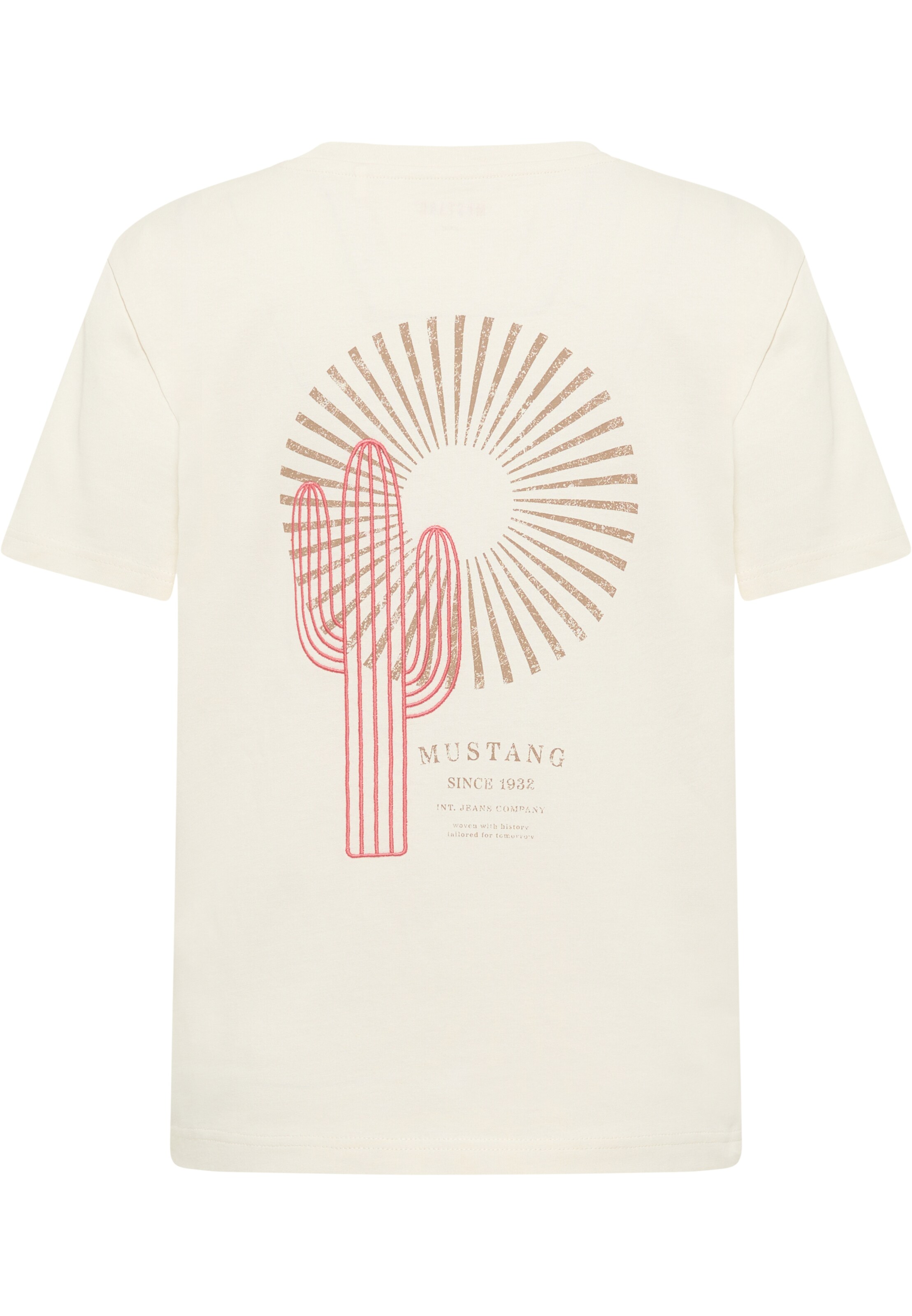 MUSTANG Shirt 'Floris' in Beige