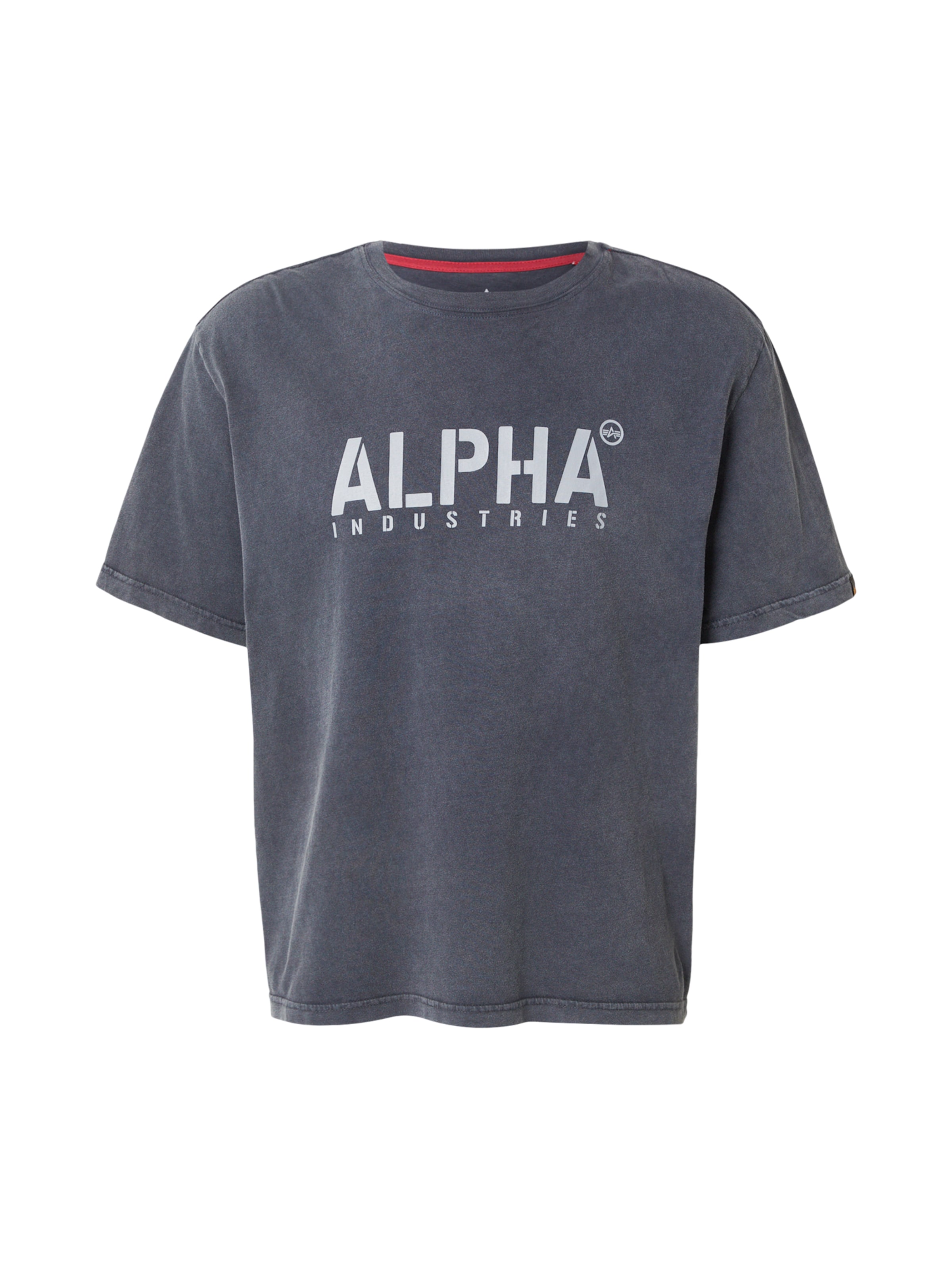 ALPHA INDUSTRIES Μπλουζάκι σε μπλε: μπροστά