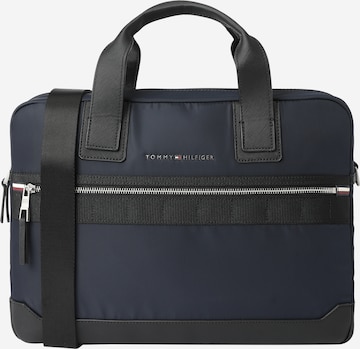 TOMMY HILFIGER Laptop Bag 'Elevated' in Blue: front