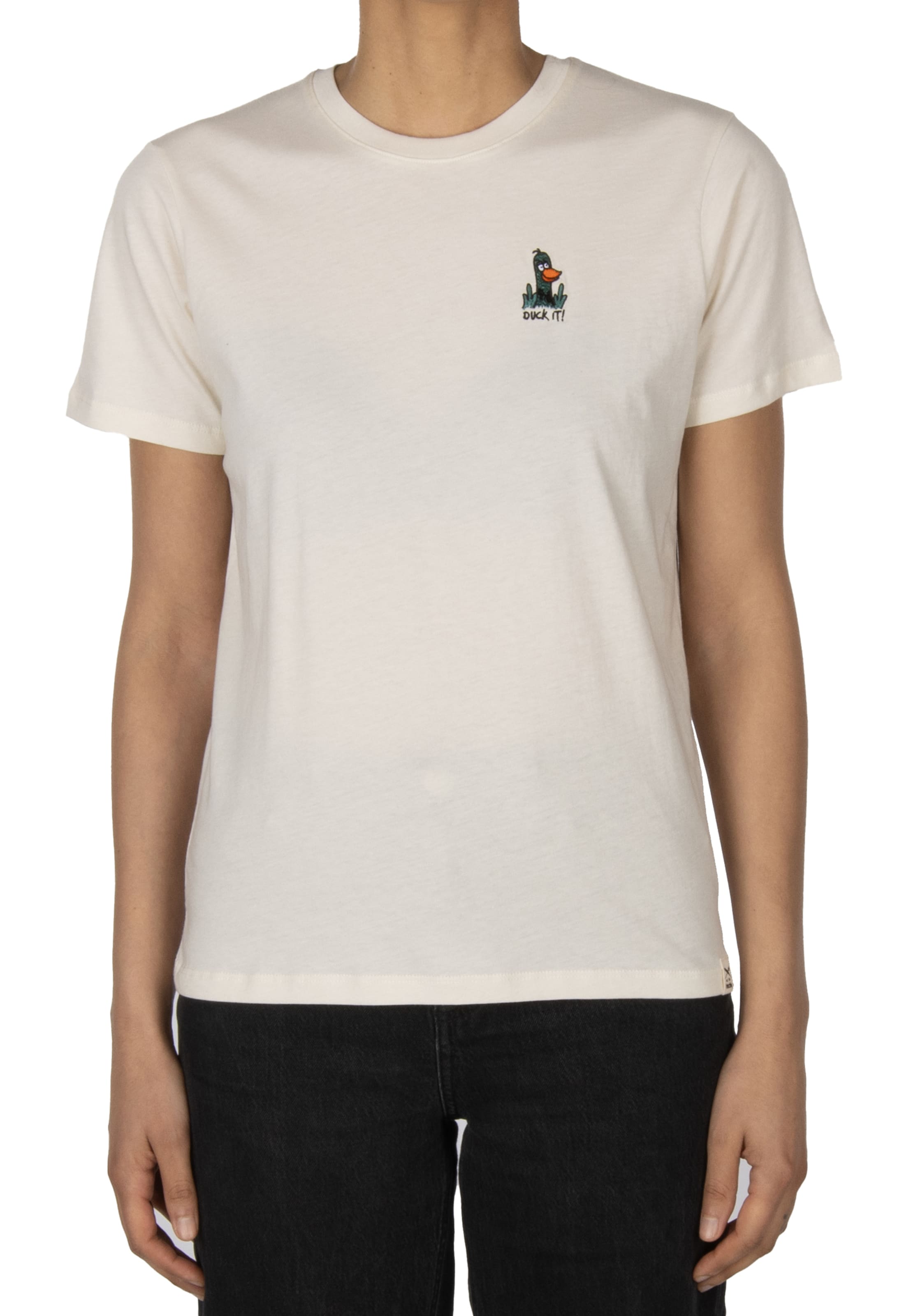 Iriedaily Shirt ' Duck ' in Beige: front