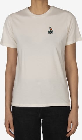 Iriedaily Shirt ' Duck ' in Beige: front