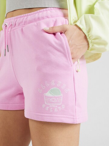 Regular Pantalon de sport 'Cerchi' ELLESSE en rose