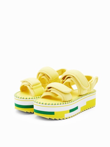 Desigual Sandal 'Rainbow' in Yellow