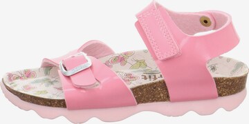 SUPERFIT Отворени обувки в розово