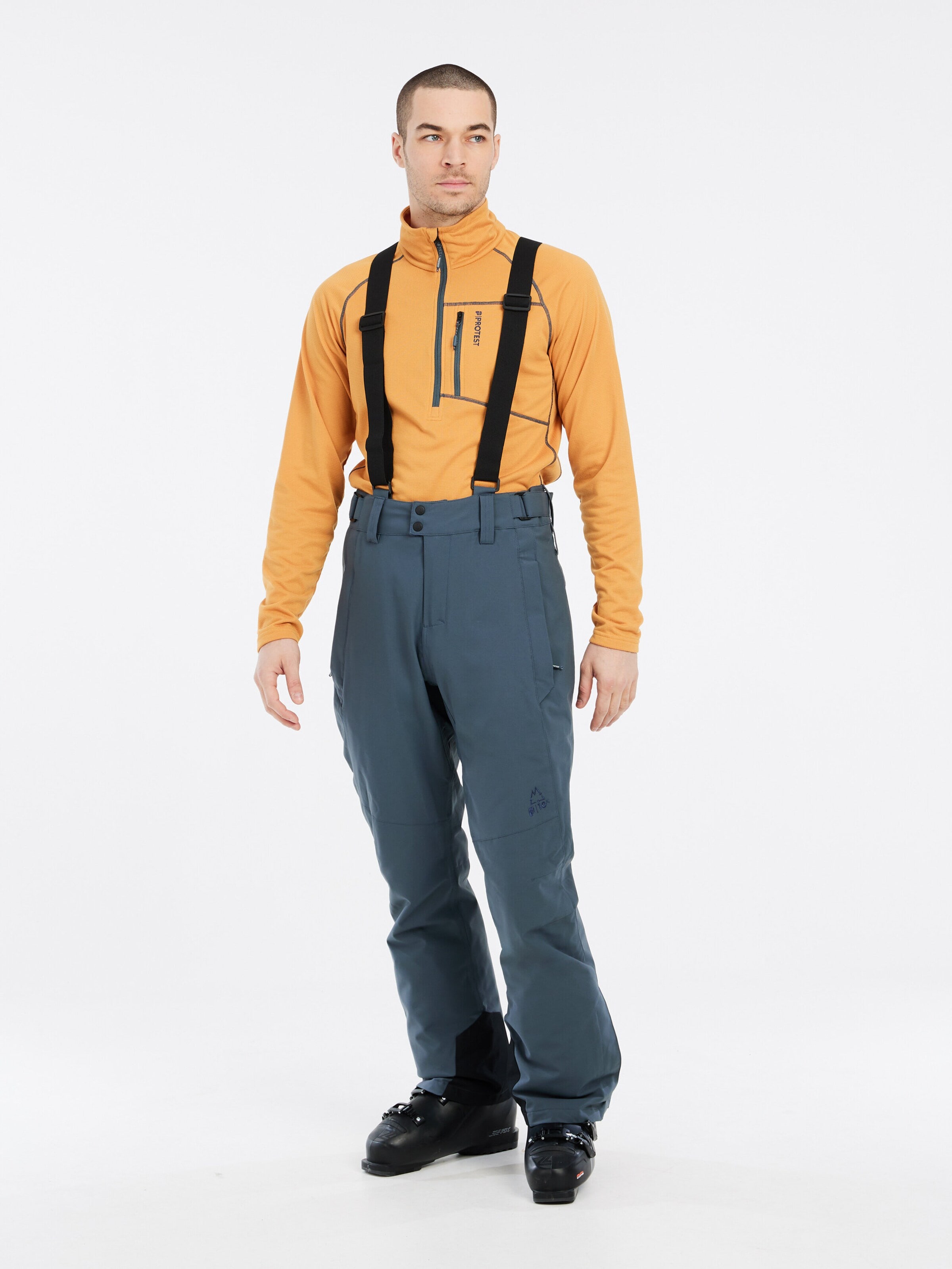 PROTEST Regular Sportbroek 'PRTROWENS' in Blauw: voorkant