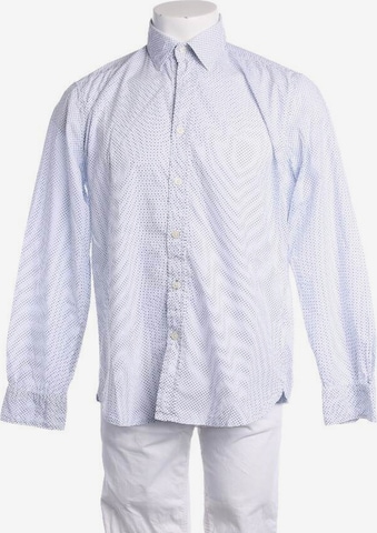 Marc O'Polo Freizeithemd / Shirt / Polohemd langarm M in Blau: predná strana