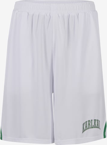Pantalon 'College' Karl Kani en blanc : devant