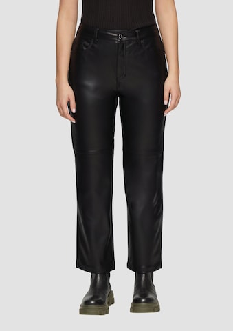 Regular Pantalon s.Oliver en noir : devant