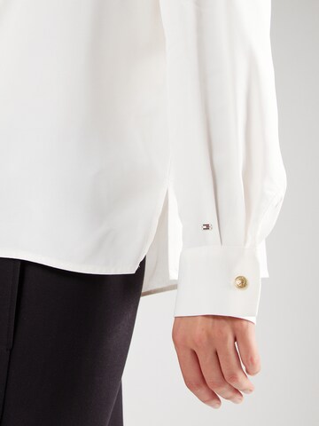 TOMMY HILFIGER Bluse in Weiß