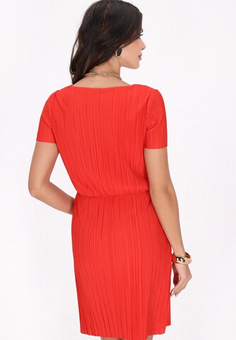faina Jurk in Rood