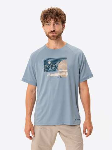 VAUDE Performance shirt 'Gleann' in Blue: front
