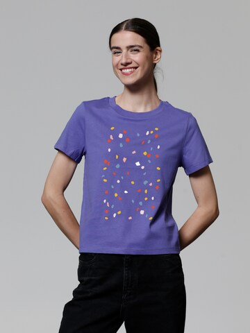 Watapparel Shirt 'This is Art' in Purple: front